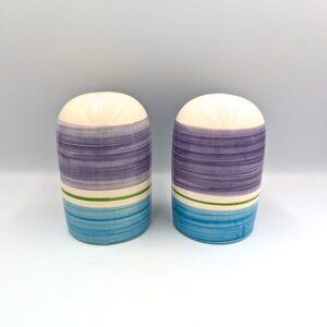 Vintage Paul Marshall Oversized Ceramic Salt & Pepper Shakers Ergonomic Comfort